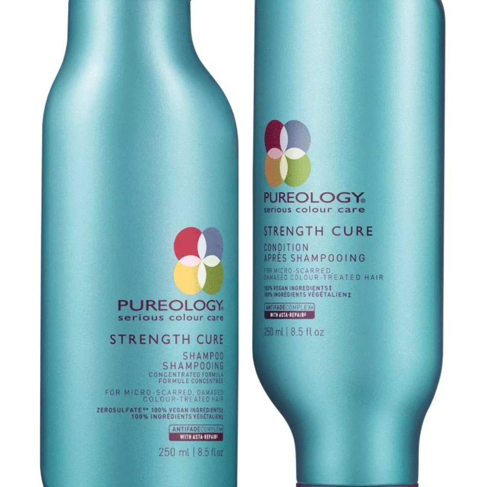 Pureology strength cure shampoo and conditioner